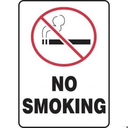 Accuform BILINGUAL SAFETY SIGN NO SMOKING MSMK919XP MSMK919XP